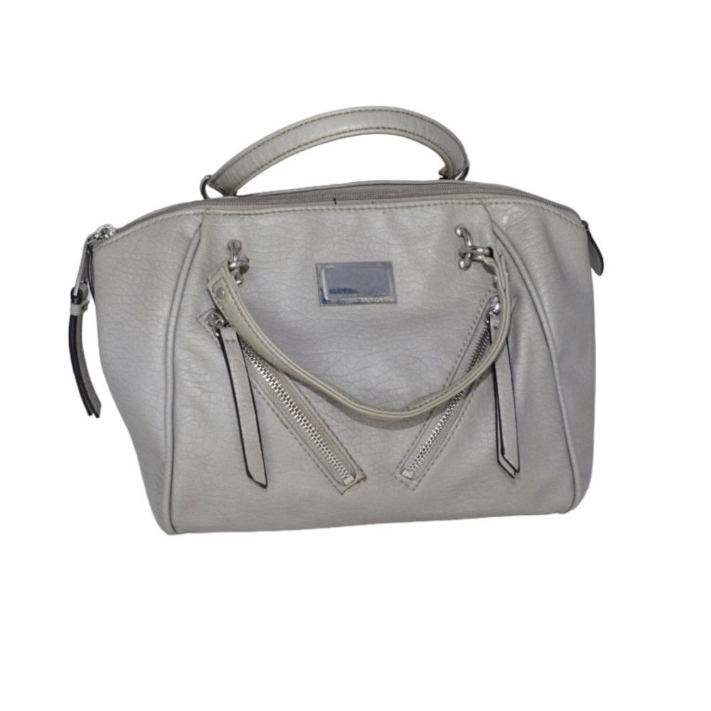 Juicy Couture Gray Faux Vegan Leather Handbag
